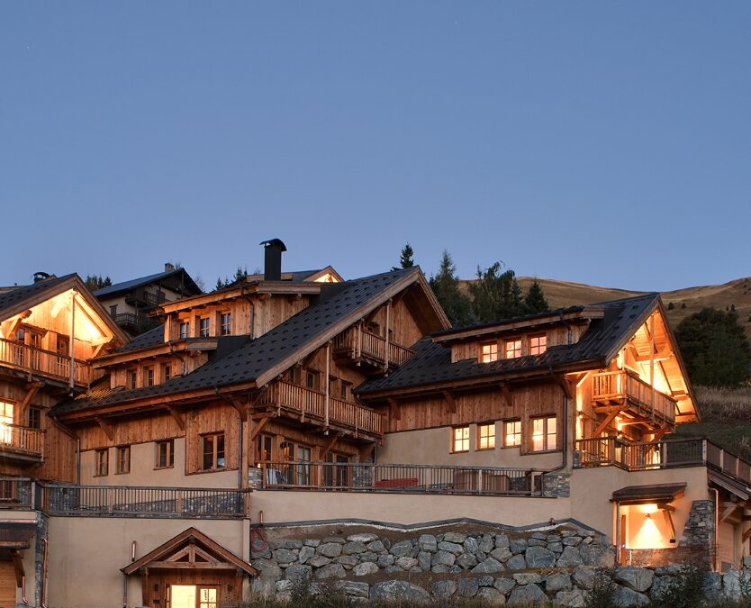 Ensemble de résidences très haut de gamme à Villard Reculas.